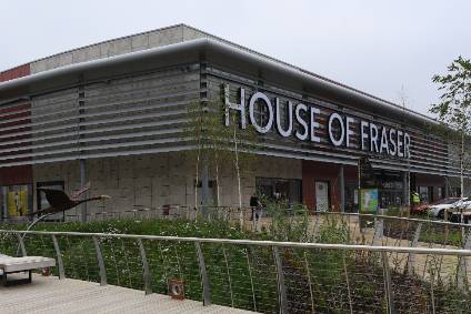House of Fraser to close all Intu stores