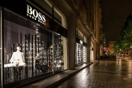 brand renewal Hugo Boss sales Hugo record sales