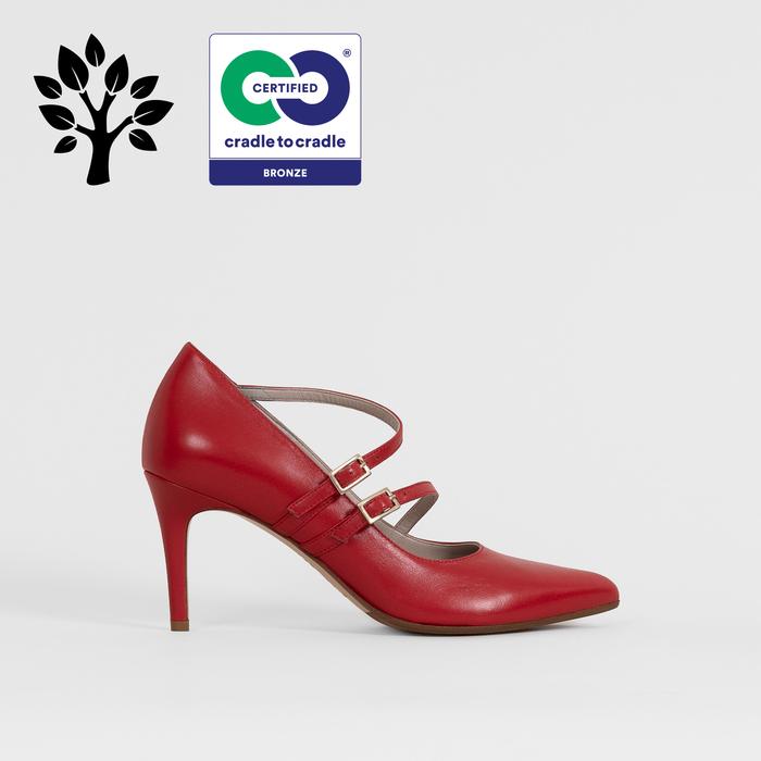 Roccamore first Cradle to Cradle Certified high-heeled shoes -