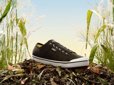 Keen launches 'Field to Foot' sneaker made with agricultural waste