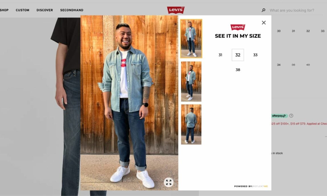 Levi Strauss fit and sizing tools set to reduce online returns - Just Style