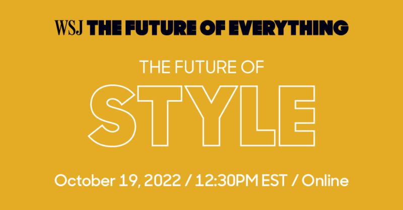 Just Style named partner for The Wall Street Journal Future of Style event - Vimarsana News