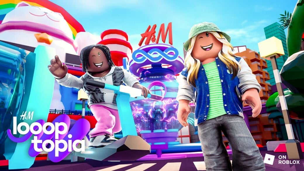 H&M's virtual Roblox Loooptopia game promotes fashion circularity