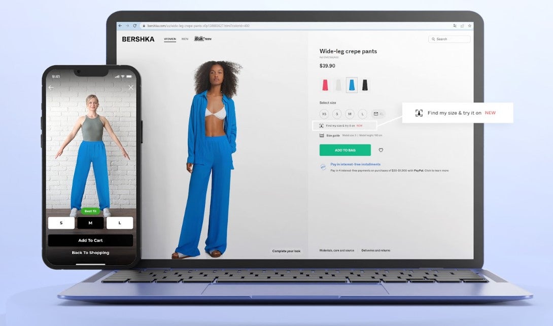 Inditex taps growing virtual fitting room space with 3DLook