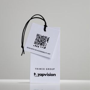 QR codes for apparel and footwear