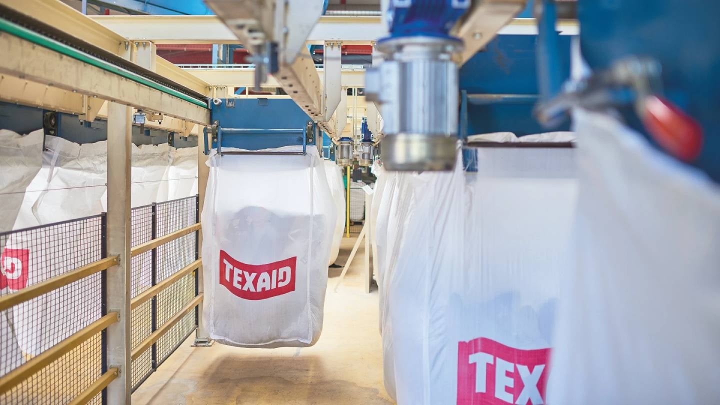 Avery Dennison and TEXAID RFID pilot triples textile sorting speed